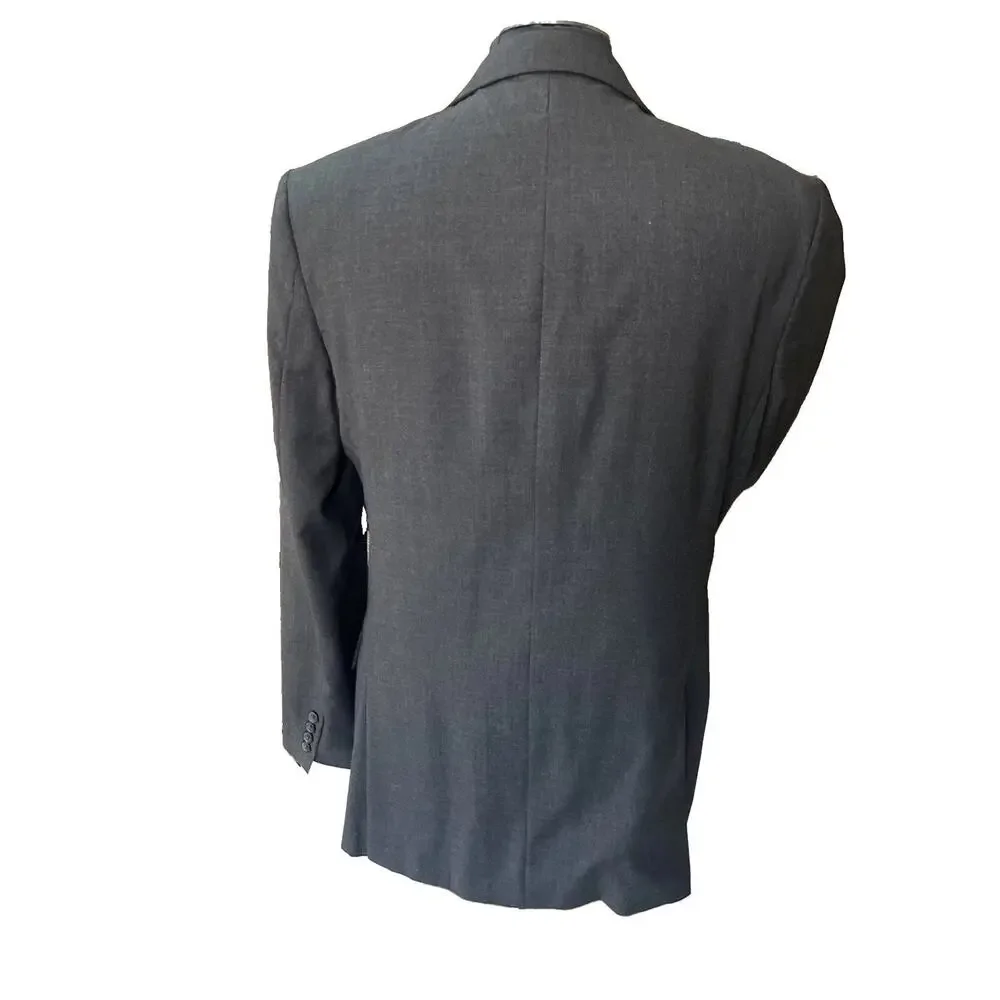 J Crew Men’s Grey 2 Button Wool Blend Blazer 42R